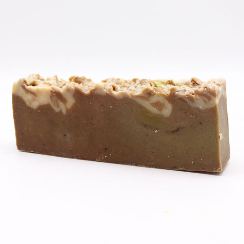 Savon à l'Huile d'Olive Chocolat - Tranche Artisanale