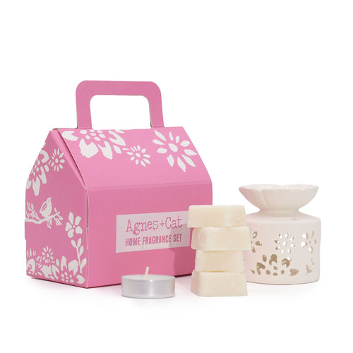 Coffret Brûle-Parfum & Fondants Parfumés – Thé & Roses