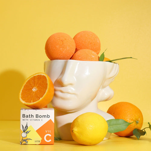 Bombe de Bain Vitamine C aux Huiles Essentielles