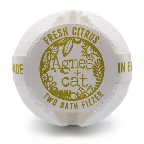 Bombe de Bain Effervescente – Agrumes Frais