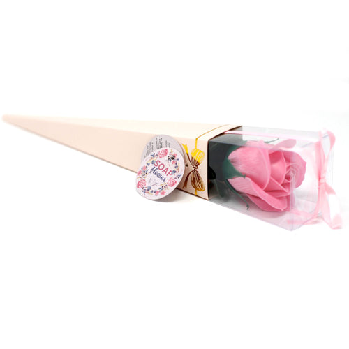 Fleur de Savon Rose Moyenne - Prête à la Vente