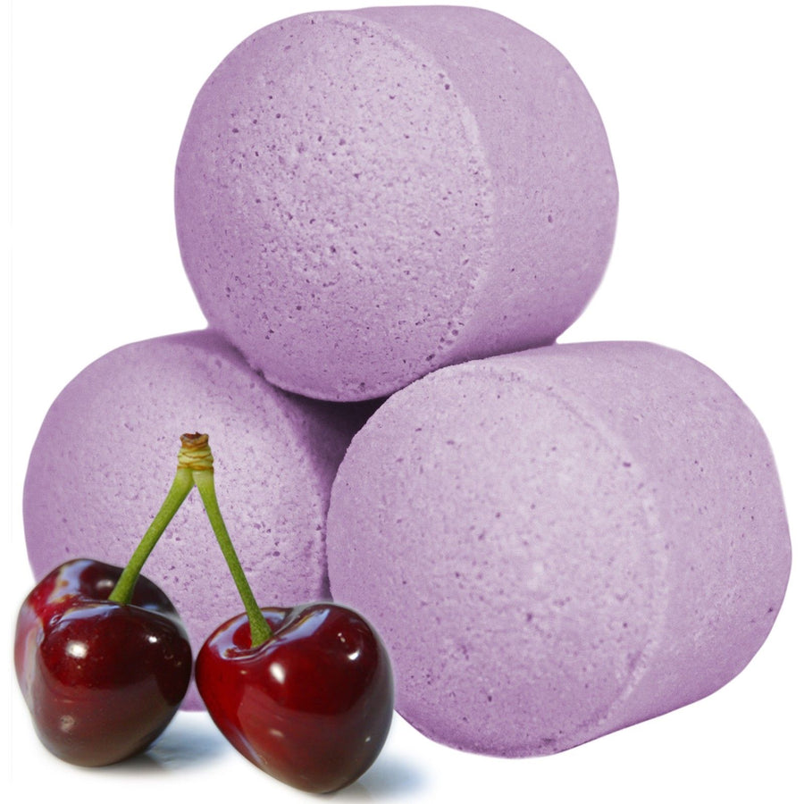 Perles de Bain Effervescentes Cerise Noire – Boîte 1,3kg