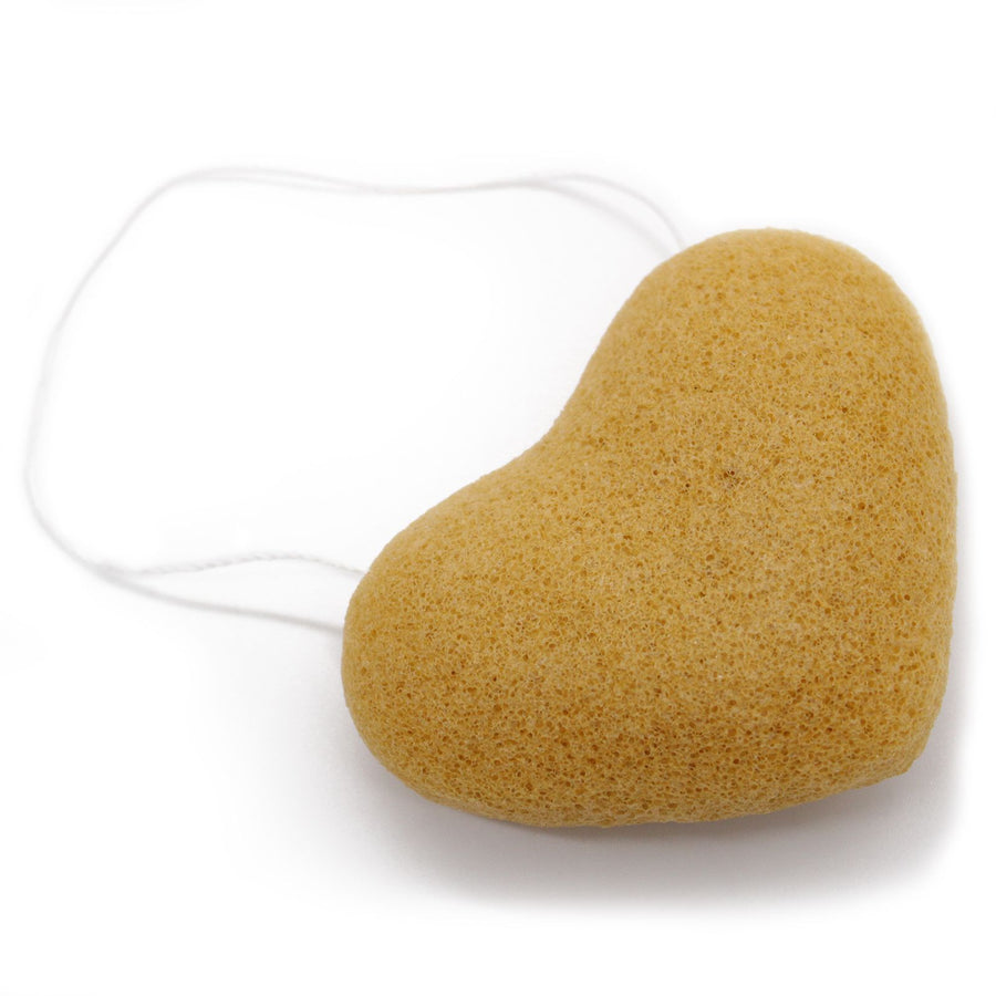 Éponge Konjac Visage Cœur – Pêche