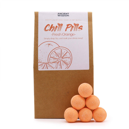 Coffret de Boules de Bain Effervescentes 350g – Orange Fraîche