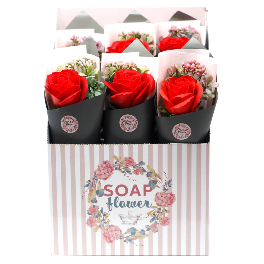 Bouquet de Savon Fleur Rose – Grand Format