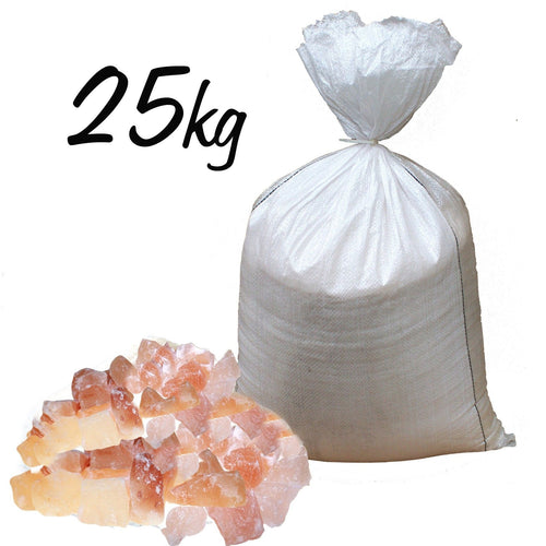 Sel de Bain Himalayen Rose en Morceaux – Sac 25kg