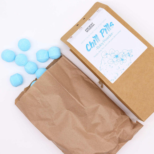 Coffret Mini Bombes de Bain 350g – Poudre de Bébé