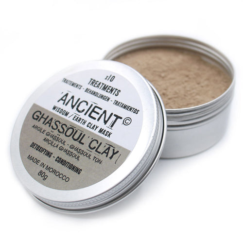 Argile Ghassoul en Poudre 80g - Masque Visage Naturel