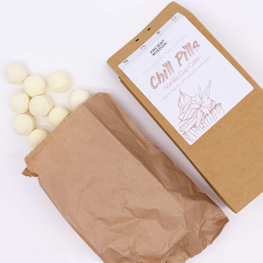 Mini Bombes de Bain Vanille Cupcake – Coffret 350g