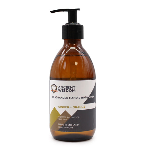 Gel Douche Mains & Corps Gingembre & Orange 300ml
