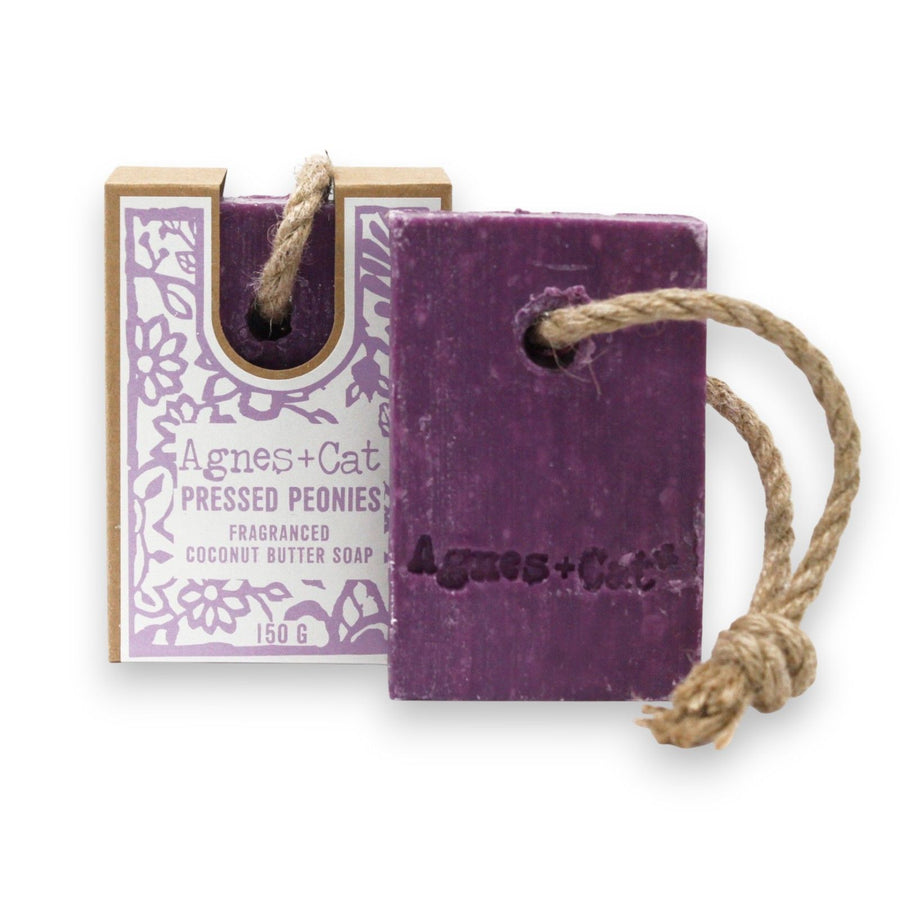 Savon sur Corde Pivoines Pressées – Agnes + Cat