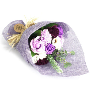 Bouquet de Savons Violet sur Pied