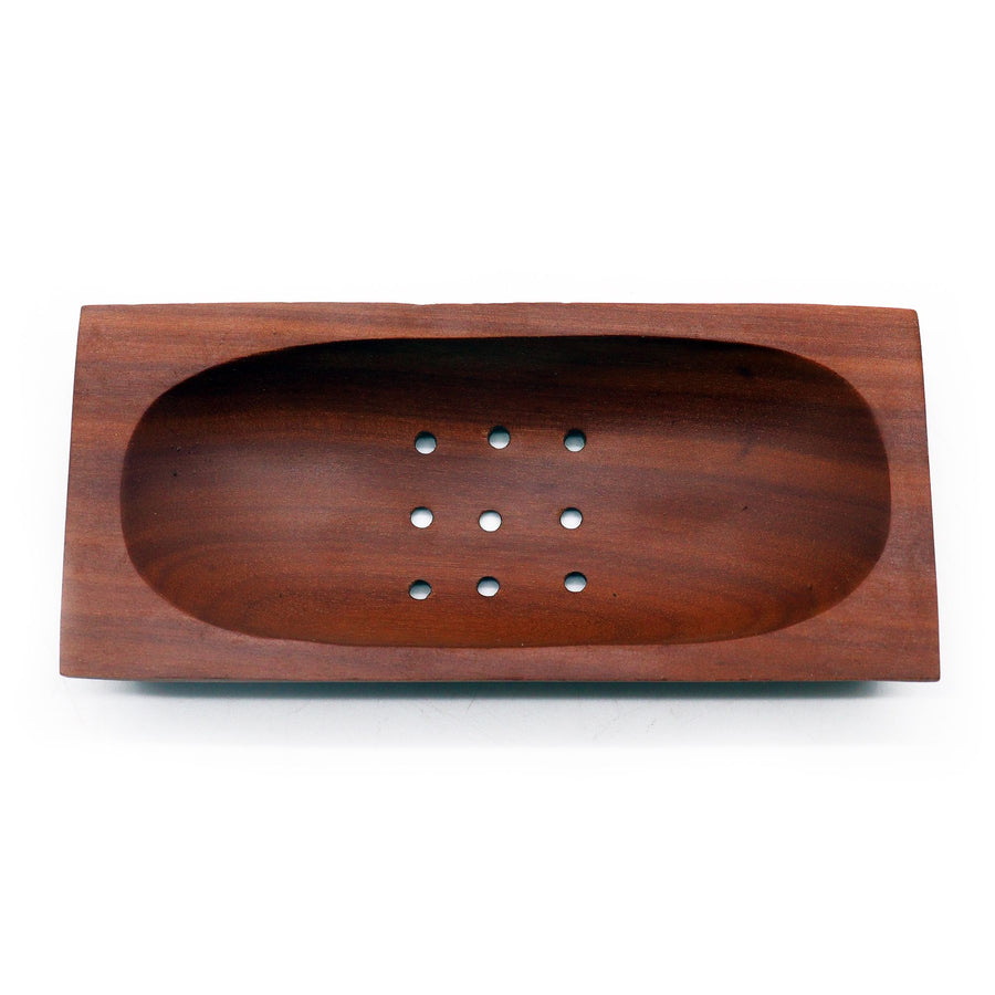 Porte-Savon en Acajou Rectangulaire