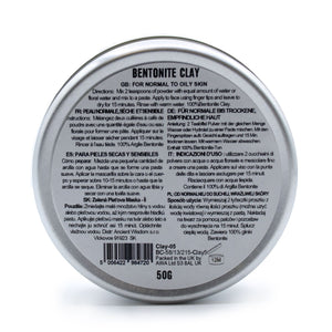 Argile Bentonite 50g - Masque Visage Naturel