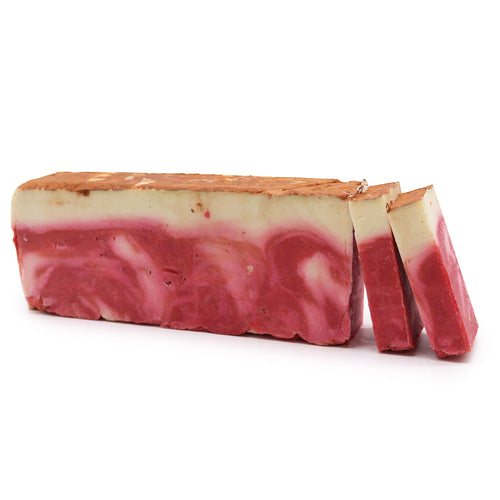 Savon Huile d'Olive et Argile Rouge - Tranche Artisanale