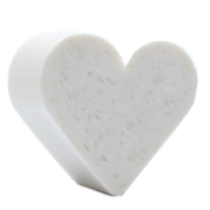 Savons Invités Coeur - Parfum Noix de Coco - Lot de 10