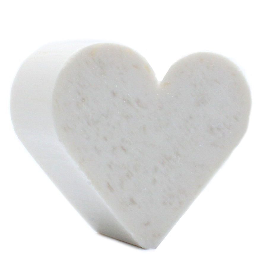 Savons Invités Coeur - Parfum Noix de Coco - Lot de 10
