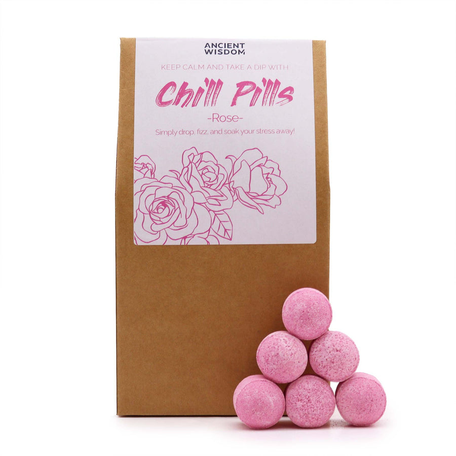 Coffret de Boules de Bain Effervescentes 350g – Rose
