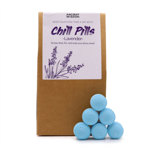 Coffret de Boules de Bain Effervescentes 350g – Lavande