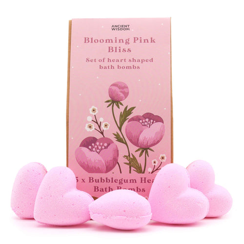 Coffret Bombes de Bain Cœur Bubblegum – Blooming Pink Bliss