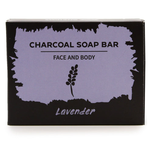 Savon au Charbon Actif 85g – Lavande
