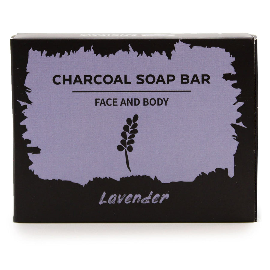 Savon au Charbon Actif 85g – Lavande