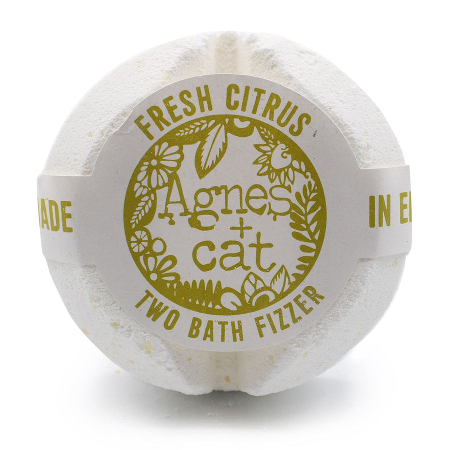 Bombe de Bain Effervescente – Agrumes Frais