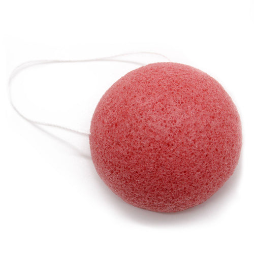 Éponge Konjac Naturelle – Rose